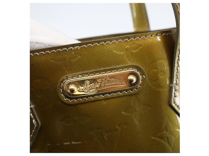 LOUIS VUITTON Borsa Wilshire PM Monogram Vernis Grigio Art Deco M91627 Auth 160424 - vista 17
