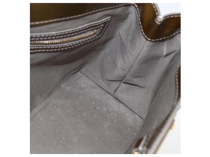 LOUIS VUITTON Borsa Wilshire PM Monogram Vernis Grigio Art Deco M91627 Auth 160424 - vista 19