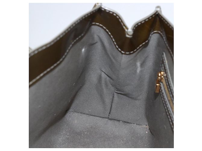 LOUIS VUITTON Borsa Wilshire PM Monogram Vernis Grigio Art Deco M91627 Auth 160424 - vista 20