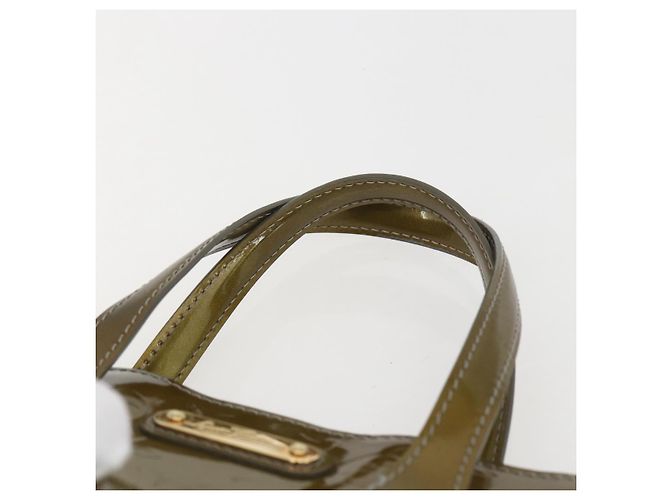 LOUIS VUITTON Borsa Wilshire PM Monogram Vernis Grigio Art Deco M91627 Auth 160424 - vista 8