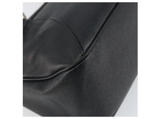 Bulgari Borsa a mano BVLGARI in pelle nera e argento Auth bs31966 Nero - vista 16