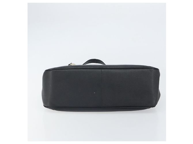 Bulgari Borsa a mano BVLGARI in pelle nera e argento Auth bs31966 Nero - vista 5