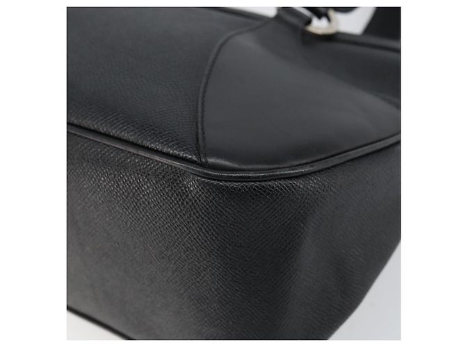 Bulgari Borsa a mano BVLGARI in pelle nera e argento Auth bs31966 Nero - vista 9