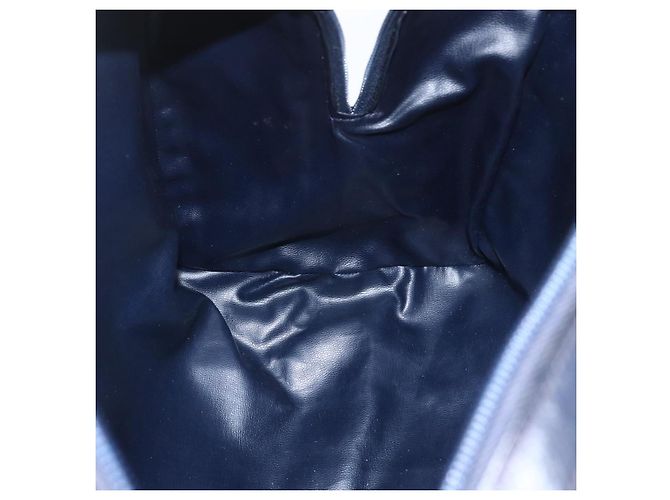 Céline Borsa a mano in tela Macadam C di CELINE, blu navy e oro, autentica ka1329 D'oro - vista 19