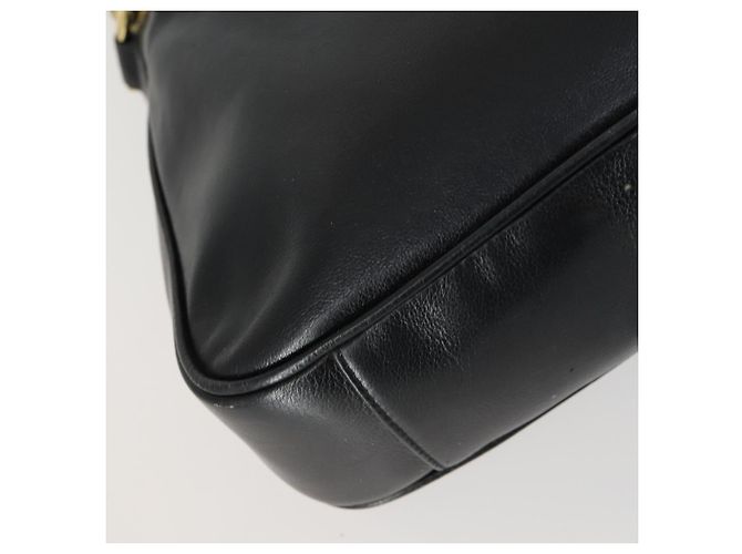 Borsa a mano in pelle Gucci Bamboo 2way Nera Oro 001 1638 2615 Auth 156944 Nero D'oro - vista 16