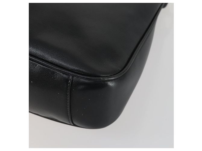 Borsa a mano in pelle Gucci Bamboo 2way Nera Oro 001 1638 2615 Auth 156944 Nero D'oro - vista 17