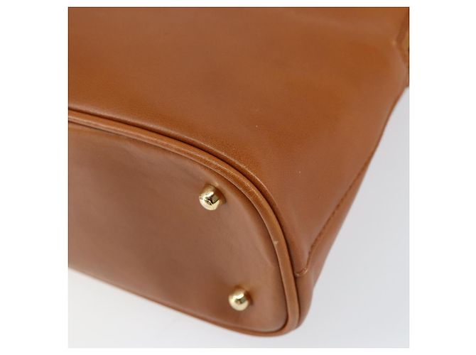 Borsa a mano in pelle GUCCI Bamboo 2way Marrone Oro 000 1274 0290 Auth 153886 - vista 15