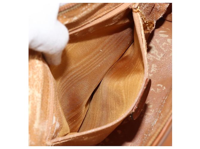 Borsa a mano in pelle GUCCI Bamboo 2way Marrone Oro 000 1274 0290 Auth 153886 - vista 23