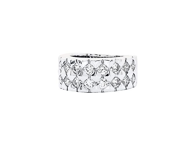 Anello Boucheron, oro bianco e diamanti. - vista 2