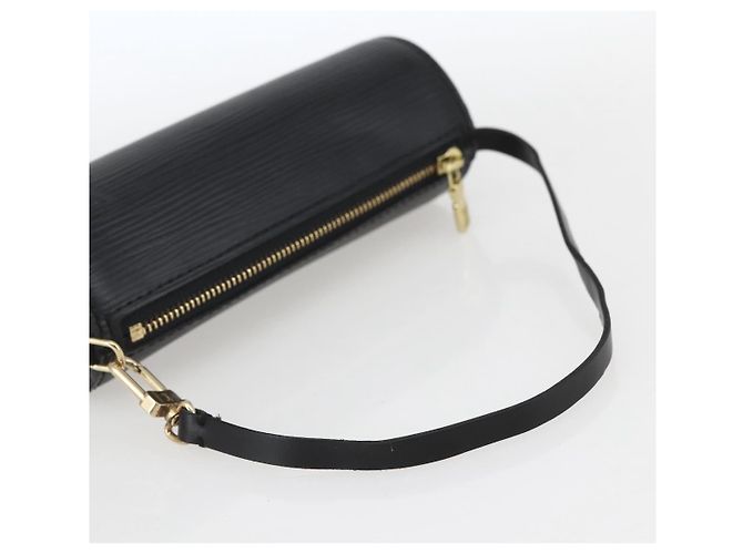 Pochette Soufflot in pelle Epi Louis Vuitton Nero - vista 7