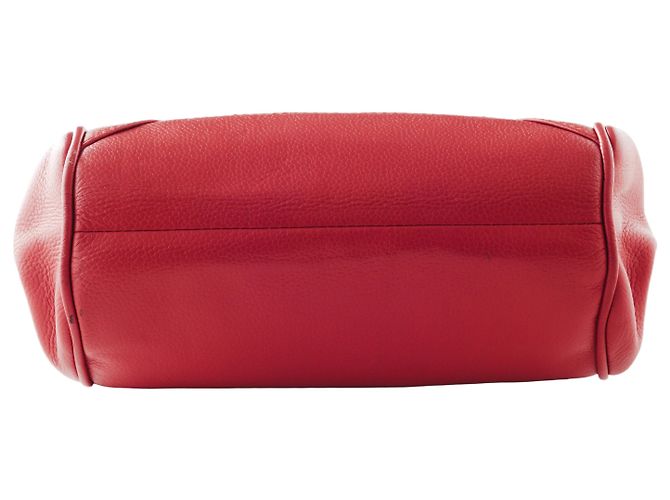 Timeless Borsa mini flap a fisarmonica Chanel in pelle caviar rossa Rosso - vista 4