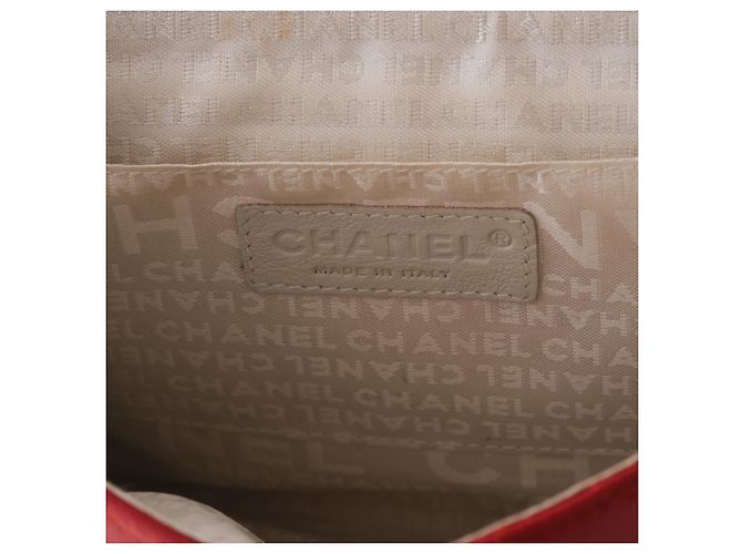 Timeless Borsa mini flap a fisarmonica Chanel in pelle caviar rossa Rosso - vista 7