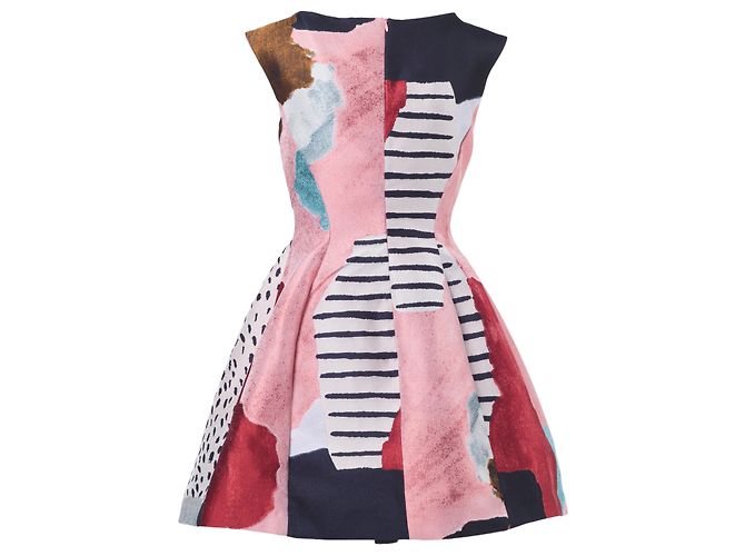 Autre Marque Philosophy Midi Kleid Weiß - Ansicht 4