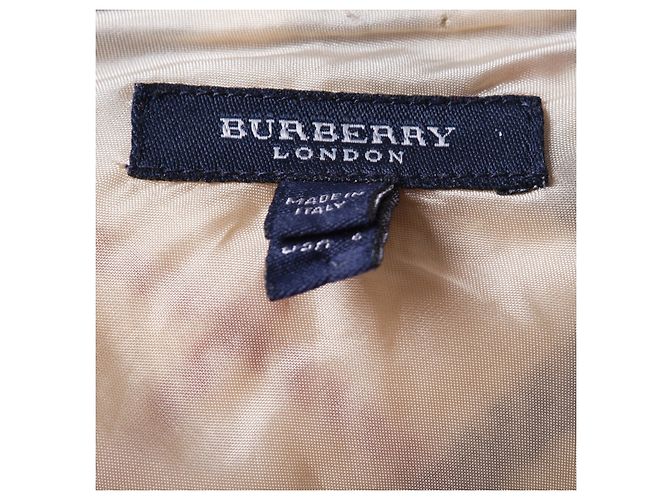 Falda Mini de Lana Burberry London Blanco - vista 5
