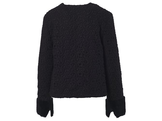 Autre Marque Sternenwoll-Spitzen-Set Schwarz - Ansicht 5