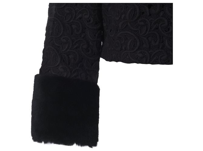 Autre Marque Sternenwoll-Spitzen-Set Schwarz - Ansicht 7