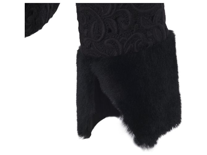 Autre Marque Sternenwoll-Spitzen-Set Schwarz - Ansicht 8