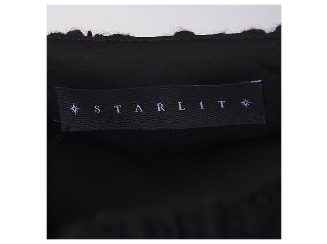 Autre Marque Sternenwoll-Spitzen-Set Schwarz - Ansicht 9