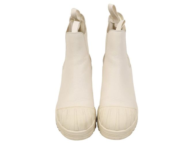 Botines Christian Dior Dioriron de goma blancos - vista 2