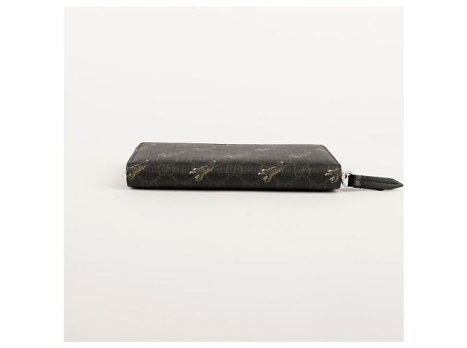 Gucci Cartera Larga con Impresión de Tigre Negro - vista 5