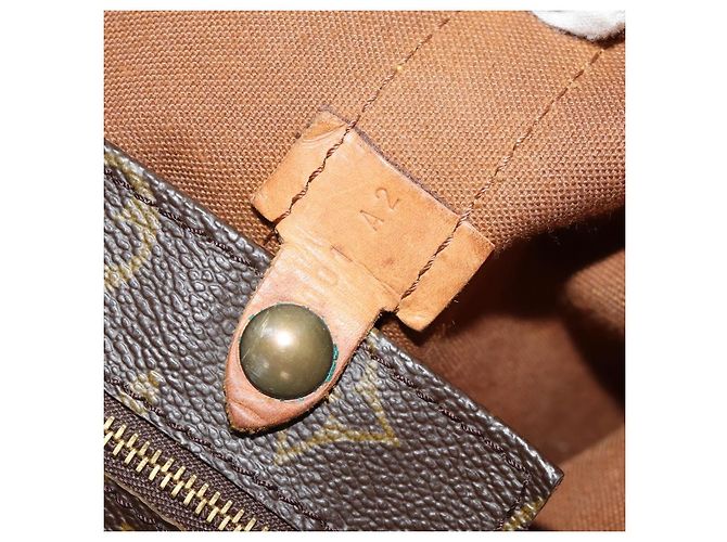 Zaino Randonnee Monogram in Canvas GM Louis Vuitton Marrone - vista 7