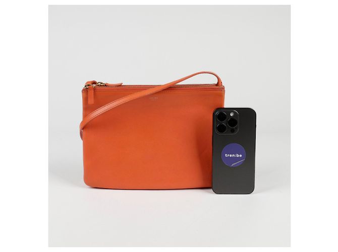 Céline Grande borsa a tracolla Trio Arancione - vista 12