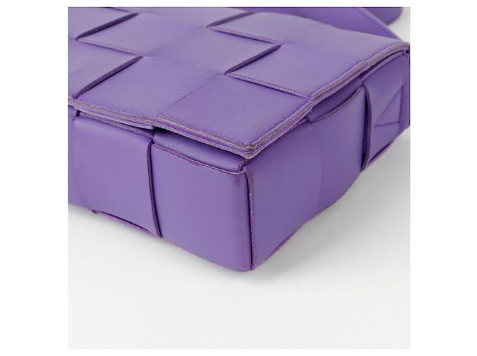 Bottega Veneta Borsa a Spalla e a Tracolla Cassette Porpora - vista 6