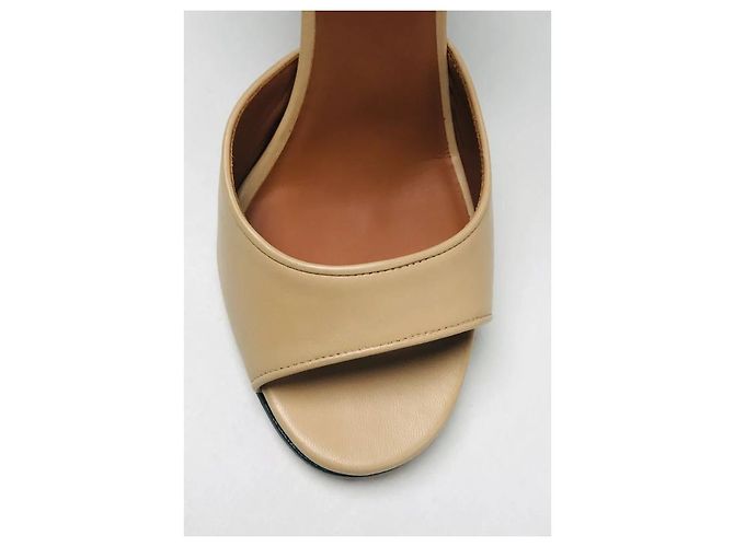 Sandali Givenchy Nappa Neri e Taupe in Pelle con Tacco a Spillo Nero - vista 6
