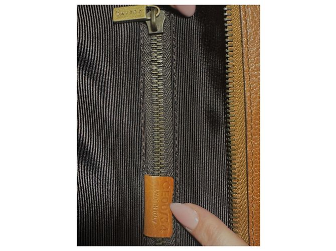Triomphe Céline Borsa Ella medico grande Caramello - vista 12