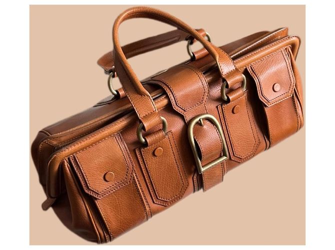 Triomphe Céline Borsa Ella medico grande Caramello - vista 2
