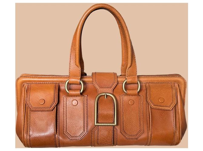 Triomphe Céline Borsa Ella medico grande Caramello - vista 3