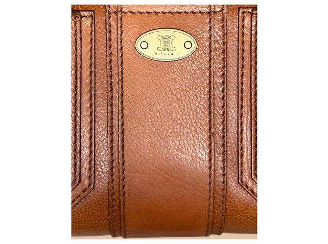 Triomphe Céline Borsa Ella medico grande Caramello - vista 7