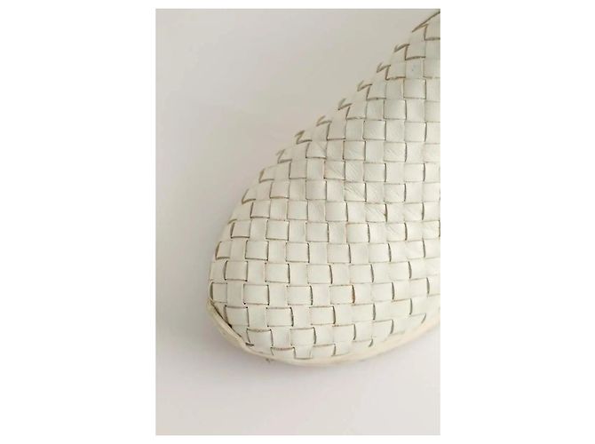Bottega Veneta Baskets en cuir blanches - vue 4