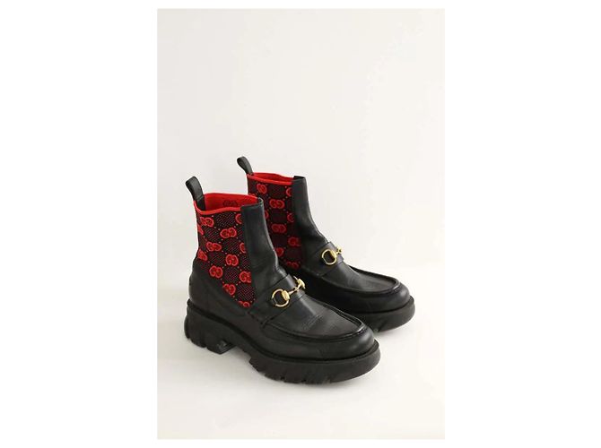 Gucci Black leather boots - view 3