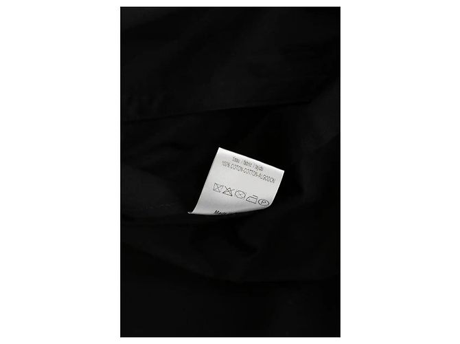 Sandro Trench in cotone nero - vista 6