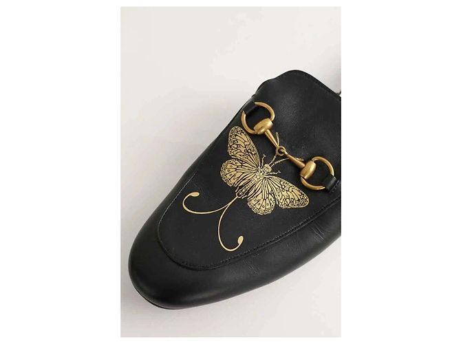 Gucci Mocassini in pelle nera Nero - vista 4