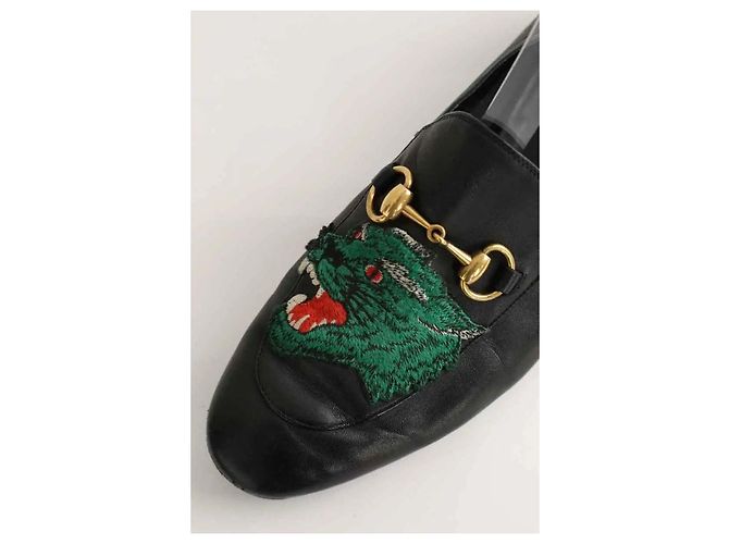 Gucci Mocassini in pelle nera Nero - vista 4