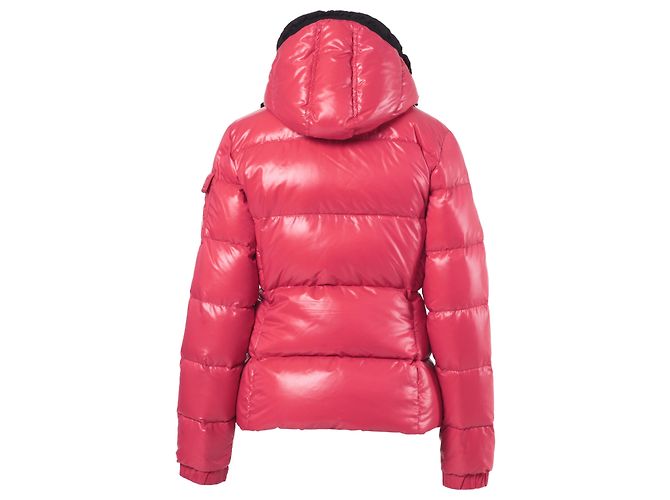 Giacca rosa lucida da donna Moncler - vista 3