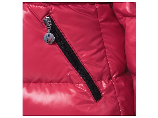 Giacca rosa lucida da donna Moncler - vista 4