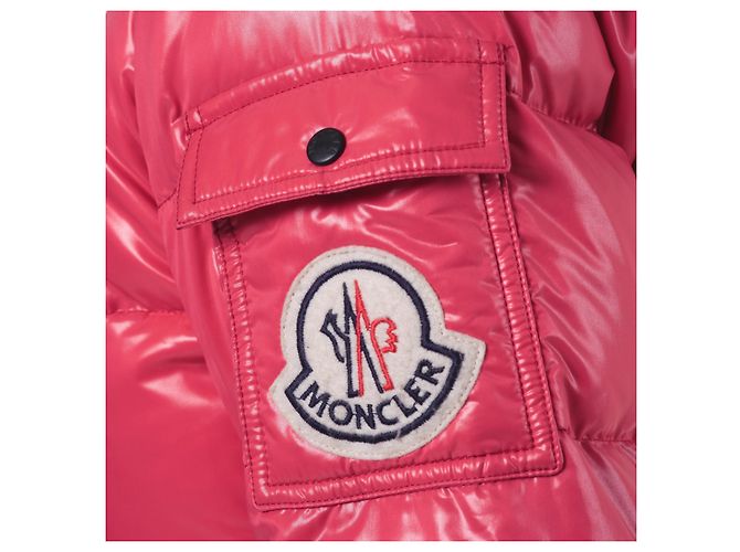 Giacca rosa lucida da donna Moncler - vista 7