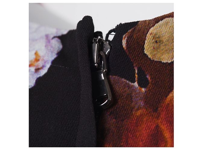 Dolce & Gabbana Kleid mit Blumenmuster und Spitzendetails Weiß - Ansicht 5