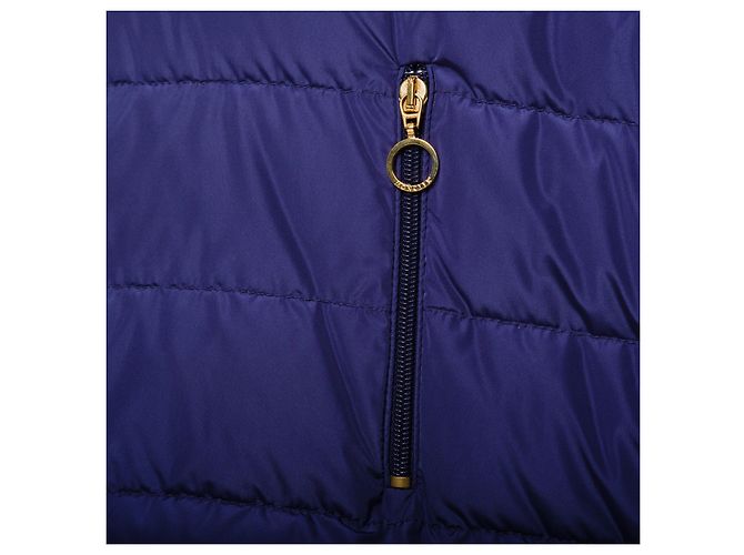 Moncler Oversized Daunenjacke mit Kimonoärmeln Blau - Ansicht 4