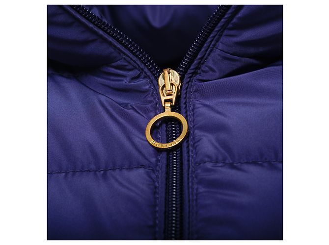 Moncler Oversized Daunenjacke mit Kimonoärmeln Blau - Ansicht 6