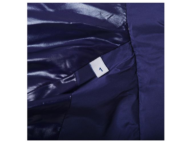 Moncler Oversized Daunenjacke mit Kimonoärmeln Blau - Ansicht 8