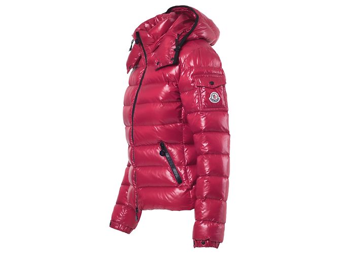 Giacca Rossa Lucida Moncler Donna Rosso - vista 2
