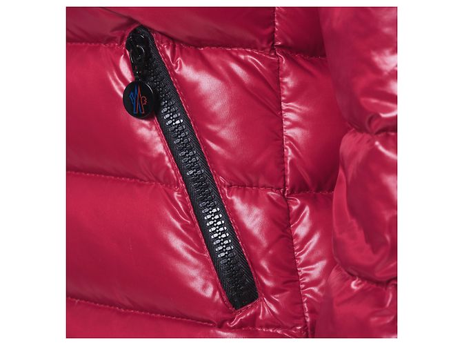 Giacca Rossa Lucida Moncler Donna Rosso - vista 5