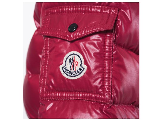 Giacca Rossa Lucida Moncler Donna Rosso - vista 7