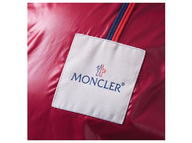 Giacca Rossa Lucida Moncler Donna Rosso - vista 8
