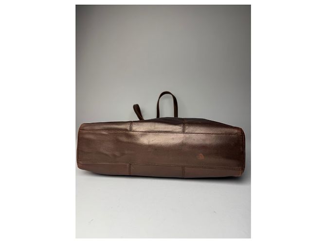 Vintage Loewe Madrid Leder Tote Bag Bronze Braun - Ansicht 12