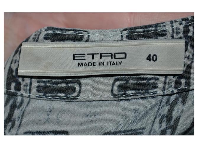 Top Etro de seda con estampado Multicolor - vista 5